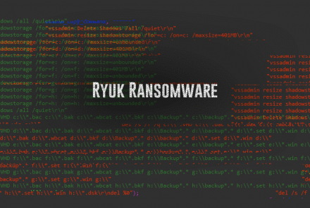 شراکت باج‌افزار Ryuk با بات‌نت TrickBot برای دسترسی به شبکه‌های آلود